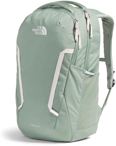 THE NORTH FACE Women's Vault Everyday Laptop Backpack | Commuter Travel Bag with Water-Repellent Finish, Spacious Main Compartment, Slate Moss/White Dune, One Size - Image 6