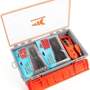 KastKing HyperSeal Waterproof Tackle Box, 3700 Deep Tackle Trays, Fishing Tackle Box Organizer With Exterior Stickers, Fishing Gear & Fishing Accessories Storage