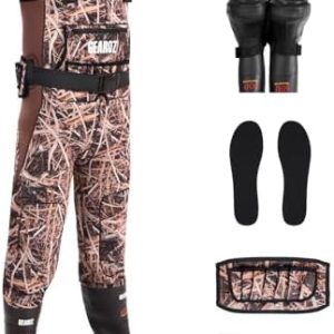 Women Hunting Waders, Waterfowl Duck Hunting Waders Female Insulated Neoprene Chest Wader Camo for Fishing Hunter